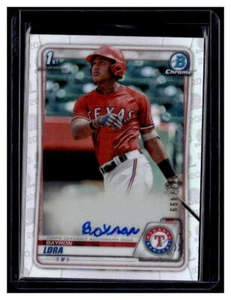 2020 Bowman Chrome Prospect Autographs Refractor Bayorn Lora Auto RANGERS /499 - Picture 1 of 2