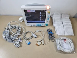 ge datex ohmeda S/5 FM patient monitor with CO2 module printer ECG SpO2 IBP Temp - Picture 1 of 12