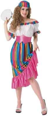 Sur de la Frontera Fiesta Mexicana Señorita Vestido Elegante Halloween Adulto Disfraz Foto 1 de 2