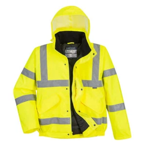 GIACCA BOMBER HI VIS TRAPUNTATA FODERATA ISOLATA TAGLIE S-7XL CLASSE 3 US463 PORTWEST* - Foto 1 di 2