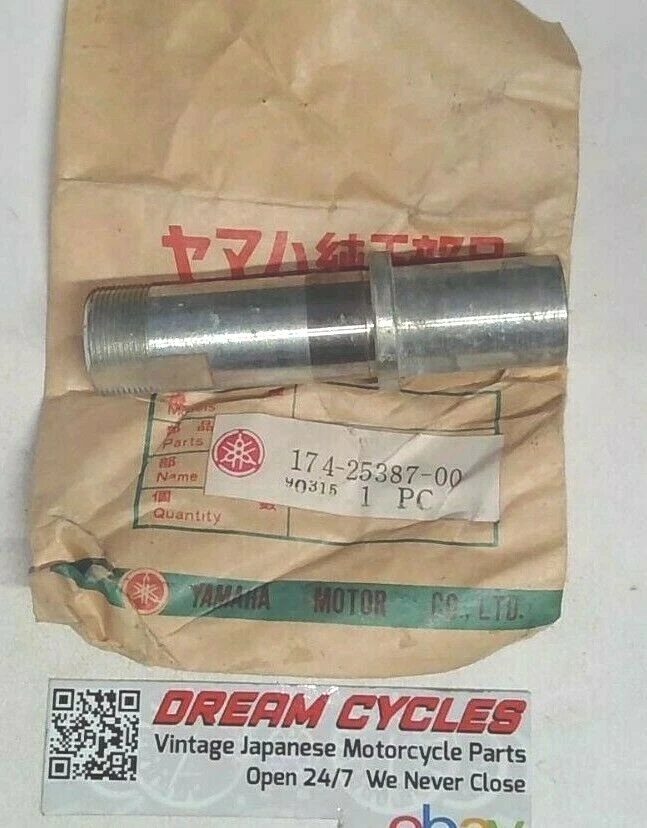 EJE PIÑÓN TRASERO NUEVO ORIGINAL YAMAHA CS3 CS5 RD200 YCS1 174-25387-00-00 Foto 1 de 1