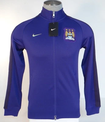 Nike N98 MCFC Manchester City Púrpura Cremallera Frontal Chaqueta de Pista para Hombres Nueva con Etiquetas Foto 1 de 4