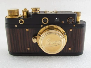 Cámara rusa de 35 mm Leica-II(D) Panzerkampf Segunda Guerra Mundial vintage + lente Elmar EXCELENTE - Imagen 1 de 9