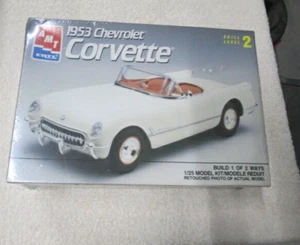 AMT ERTL 1953 Chevrolet Corvette Convertible 1:25 Model Car Kit #6519 NEW ~ #4 - Picture 1 of 5