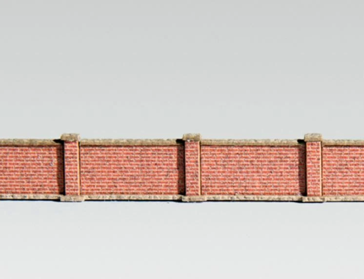 Z Z Z Archistories Z Scale 812191 Low Brick Masonry Wall Kit 8mm $0 SHIP - Image 1 of 4