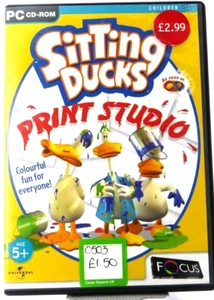 SITTING DUCKS PRINT STUDIO , PC CD ROM  ,  Have fun with your printer !! - Picture 1 of 2