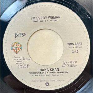 Chaka Khan Im Every Woman / A Woman in a Mans World Funk Soul 1978 WB 8683 - Picture 1 of 6
