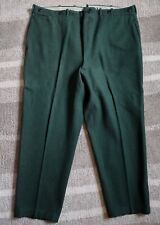 Woolrich Vintage Heavy Hunting Malone Wool Pants Forest Green Men’s Size 44x30