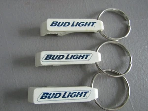 Vintage  Bud Light Beer Bottle Openers / Key Chain New / Old Stock - Picture 1 of 1
