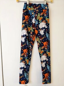 Lularoe Size Tween Halloween STRETCH Leggings Ghosts Witches Pumpkins - Picture 1 of 3