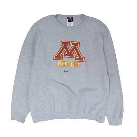 Vintage Minnesota Golden Gophers Nike Sweatshirt Crewneck Size XL Y2K NCAA Cover
