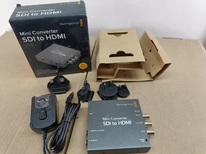 Blackmagic Design Mini Converter SDI to HDMI with Device Box & Power Adapters - Picture 1 of 8