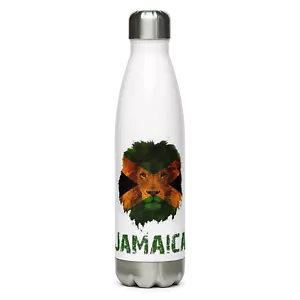Trinkflasche Edelstahl mit Jamaika Motiv - Bild 1 von 4
