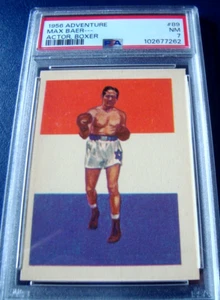 1956 ADVENTURE #89 MAX BAER PSA 7 NR.MT Boxing (262) ACTOR BOXER - Picture 1 of 3