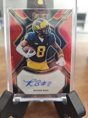 2023 Select Draft Picks - RONNIE BELL - Prizm Rookie Auto RC Michigan RS-RBE - Image 1 of 2
