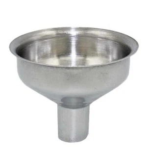 Best Stainless Steel FUNNEL WITH HANDLE Kitchen Filling Metal Small Large - Picture 1 of 9