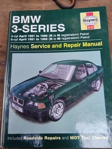BMW 3 SERIES 1991-6 Haynes Workshop Manual. Hardback No 3210 H To M Reg. - Picture 1 of 9
