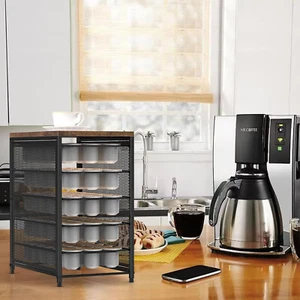 SCHWARZ 90-Pod KAFFEEPAD-Halter für Theke 5-stufig NEU im Karton - Bild 1 von 4