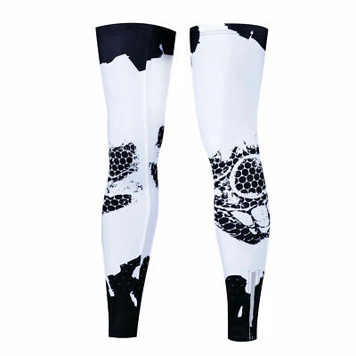 Men's Women's Cycling Leg Warmer Outdorr Cycle Knee Leg Sleeve Cover Anti UV - Image 1 of 4