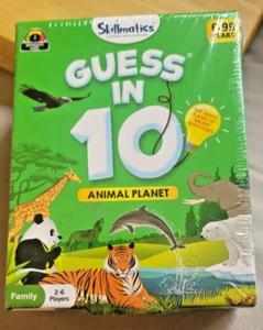 Skillmatics Card Game Guess in 10 Animal Planet, Perfect for Boys, Girls, Kids - Picture 1 of 3