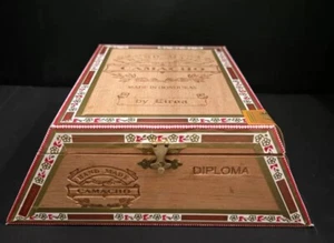 Rare Camacho Wooden Collectible Cigar Box w/clasp by Eiroa Handmade in Honduras - Picture 1 of 7