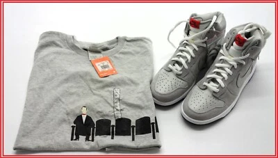 Brand New Size 12 Nike Dunk High Pro SB Pee Wee Herman with Box and XXL Shirt - Image 1 of 4