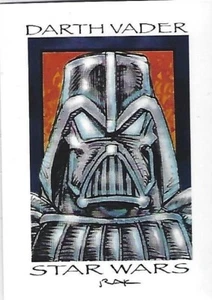 RAK (Robert A Kraus) art card of Star Wars series 4 DARTH VADER version 1 - Picture 1 of 1