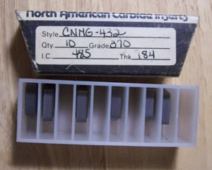 Box of 6 North American Carbide Inserts CNMG 432 - Imagen 1 de 3