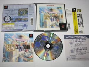 Sim City 2000 Japanese Best Playstation PS1 Japan import +obi US Seller - Picture 1 of 7