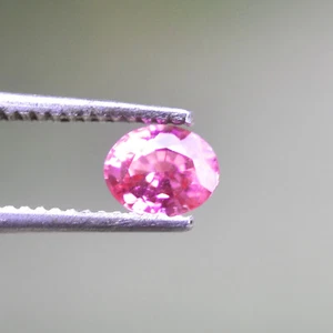 0,44 Karat lose echte rosa Saphir natürliche VVS Klarheit srilankische Herkunft - Bild 1 von 5