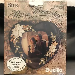 Bucilla Jedwabna wstążka Zestaw do haftu Romantyczne refleksje 41160 NOWY Shabby Chic - Zdjęcie 1 z 4