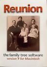 Reunion (the Family Tree Software) Version 9 for Macintosh - BRAND NEW