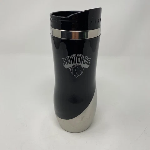 Leeds New York Knicks Stainless Steel Black Travel Mug Cover