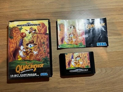Quackshot Donald Duck Mega Drive Sega Complete PAL - Image 1 of 4