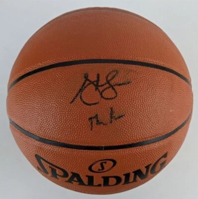 STEVE FRANCIS Houston Rockets Signed"The Franchise"Spalding NBA Game Ball Series - Image 1 of 4