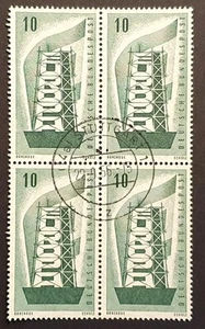 Germany Stamps 1956 Europa SG 1167 Block of 4 VFU - Picture 1 of 2