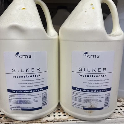Desenredante reconstructor KMS Silker para todo tipo de cabello - 1 galón Foto 1 de 3