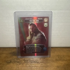 Star Wars Unlimited - Qui-Gon Jinn Showcase - Legends of the Force LOF - #1020 - Picture 1 of 2