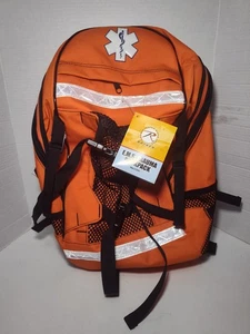 Rothco Orange First Aid/EMT/EMS Trauma Backpack Medical Equipment Bag New w/Tag - Foto 1 di 9