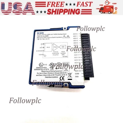 US Free TAX NEW NI NI-9205 NI9205 C Series Voltage Input. - Image 1 of 4