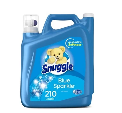 Paquete de 3, líquido suavizante de tela acurrucado, brillo azul, 168 onzas, 210 cargas Foto 1 de 3