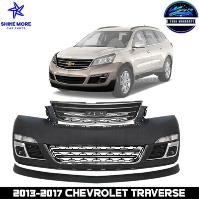 Front Bumper Cover Fascia & Grille Assembly For 2013-2017 Chevrolet Traverse Foto 1 de 4