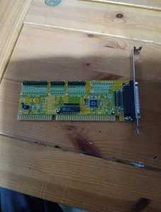 CI-5020B Rev. B Enhanced Bi-directional Printer Parallel ISA Host Card UNTESTED - Zdjęcie 1 z 3