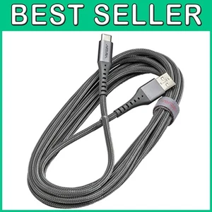 Durable 10Ft USB Type-C Cable | Fast Charging Up to 3A - Picture 1 of 7