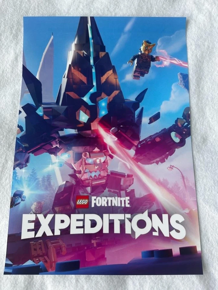 LEGO FORTNITE EXPEDITIONS - 13"x19" Original Game Poster SDCC 2025 MINT - Image 1 of 1