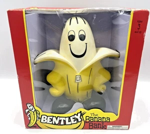 NEW Bentley The Banana Bank Coin Piggy Bank 1999 Funline w/ Box Rare Vintage - Picture 1 of 12