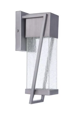Craftmade ZA4404-LED Bryce 14" Tall LED Outdoor Wall Sconce - Silver - Image 1 of 3