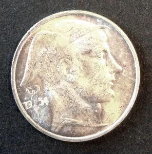 Belgium - Magnificent 20 Francs Coin 1954 FR - Rare Date - Picture 1 of 2