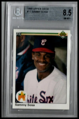 1990 Upper Deck #17 Sammy Sosa BGS 8.5 - Image 1 of 2