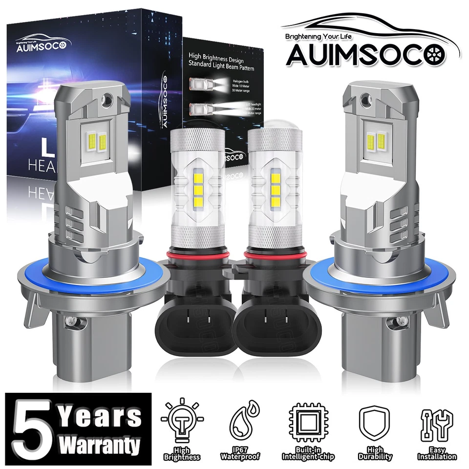 Faros LED blancos súper brillantes haz antiniebla alto/bajo para Ford F-150 2004-2014 Foto 1 de 4